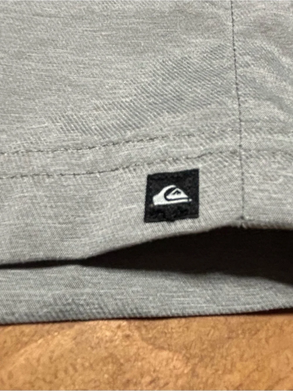 Quiksilver Men's Light Gray Flat Front Shorts